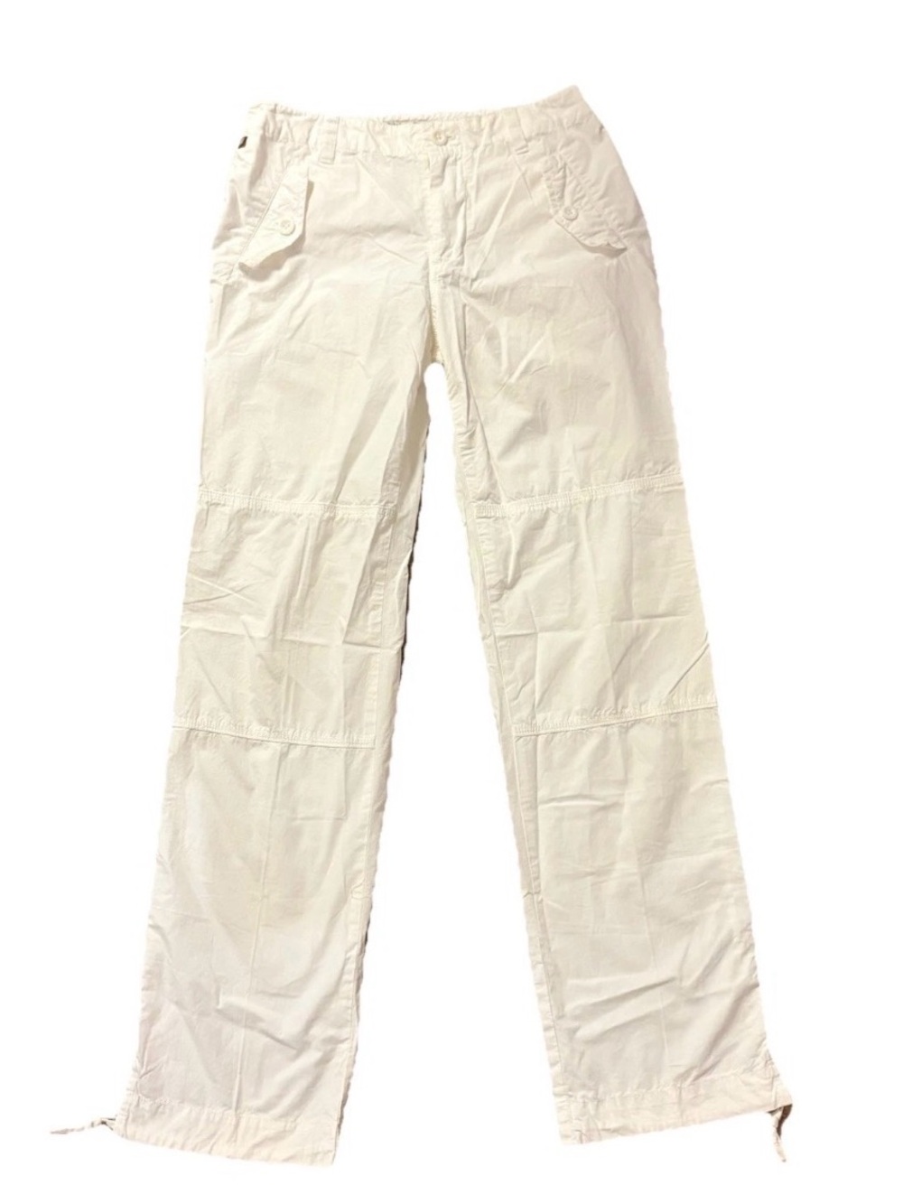 Polo Jeans Company White Cotton Cargo Pants Women’s Utility Sz 2